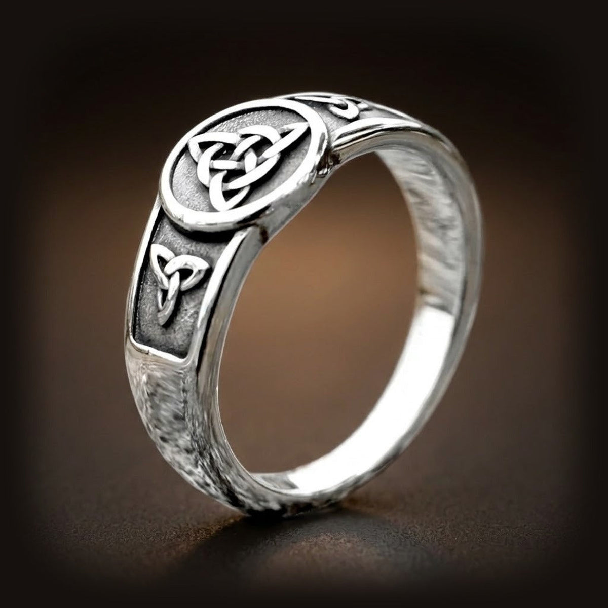 Bague viking nœud de sorciere Witch Knot en acier inoxydable