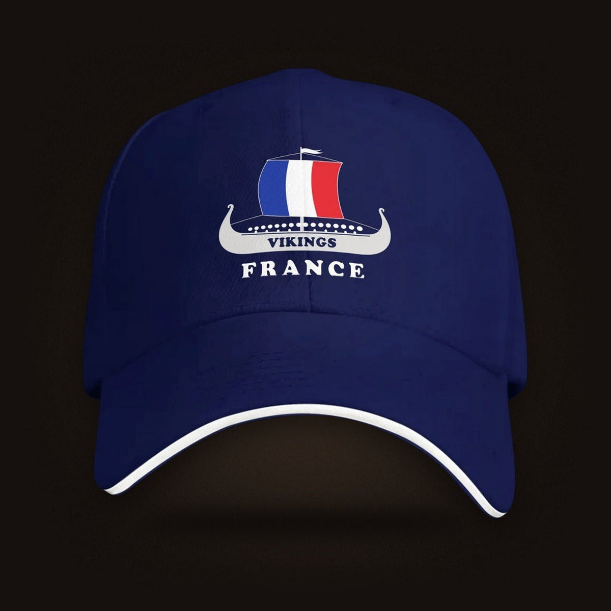 Casquette Viking Drakkar Vikings France, coloris marine