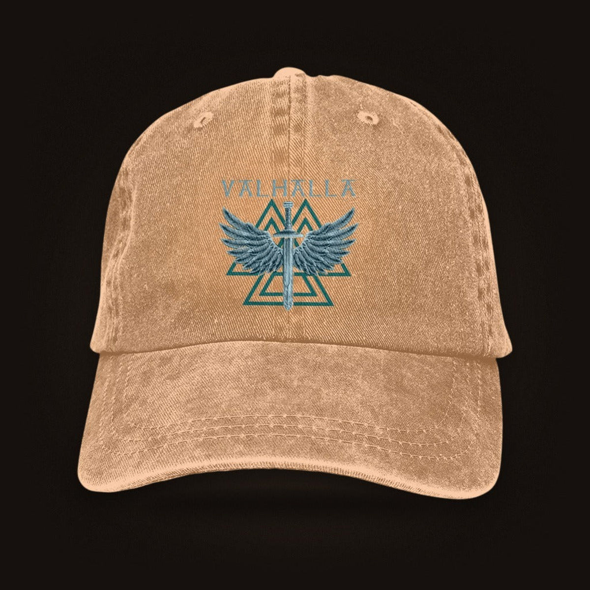 Casquette Viking Valhalla Délavée, coloris sable délavé