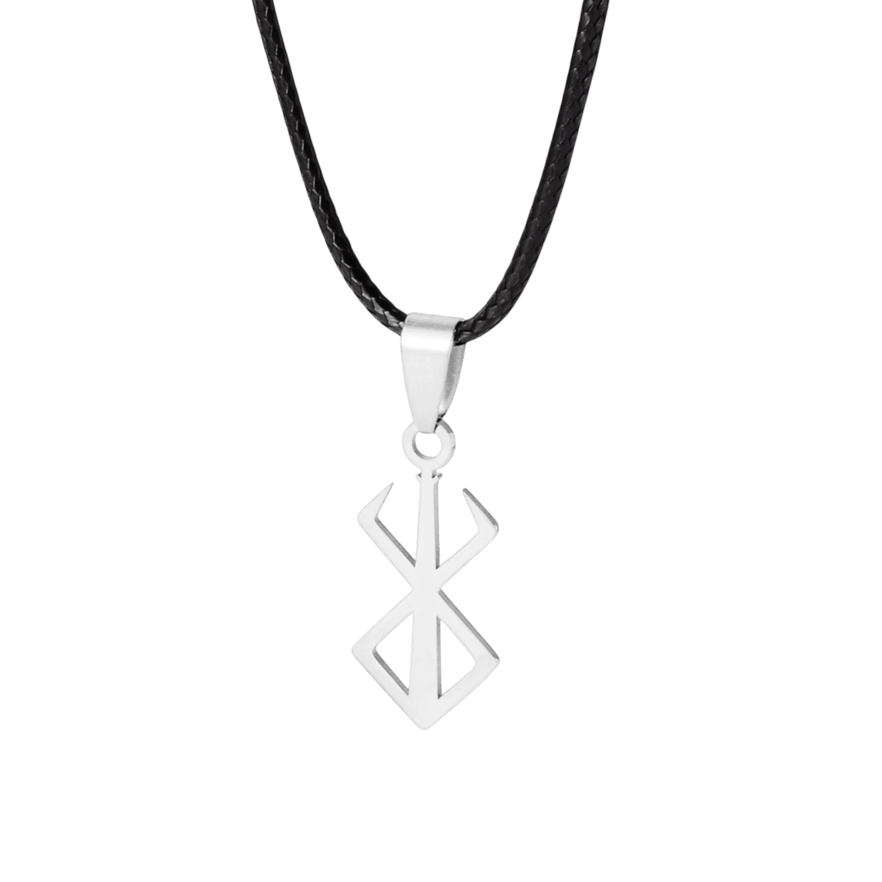 Collier viking pendentif epee berserk acier argente - Le Comptoir Viking