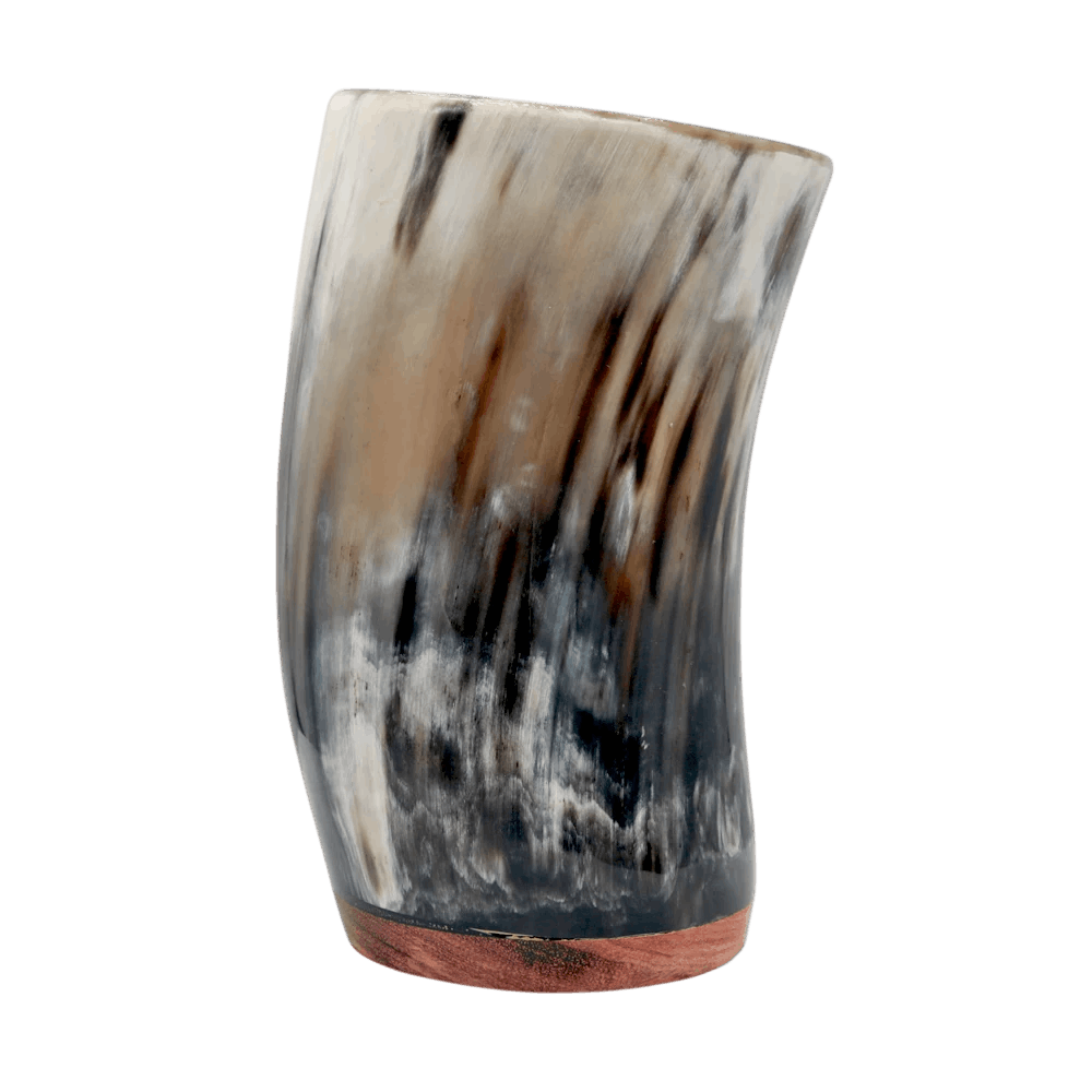 Corne viking naturelle mug boisson traditionnelle - Le Comptoir Viking