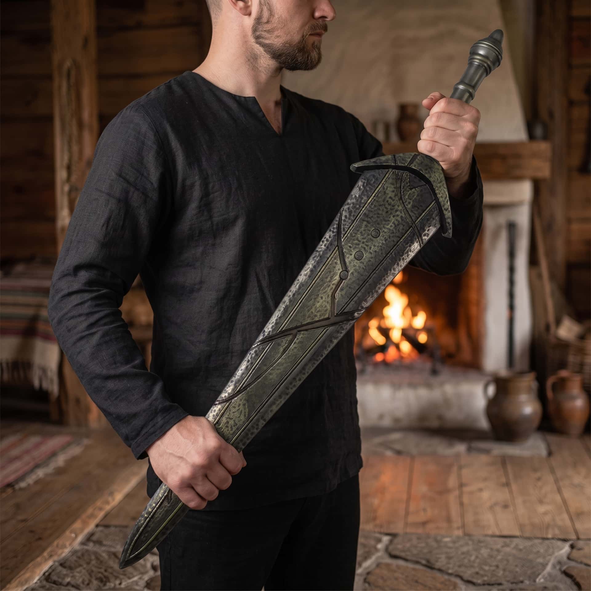 Épée d'Artorias (Dark Souls) : Réplique Mousse, 102 cm, réplique tenue en main