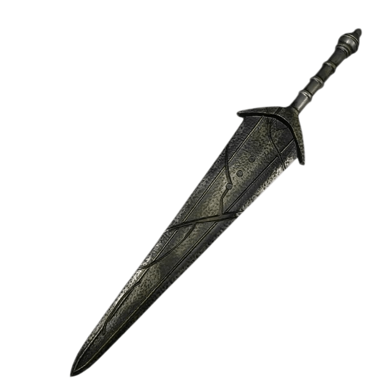 Épée d'Artorias (Dark Souls) : Réplique Mousse, 102 cm, vue de détail sur fond blanc