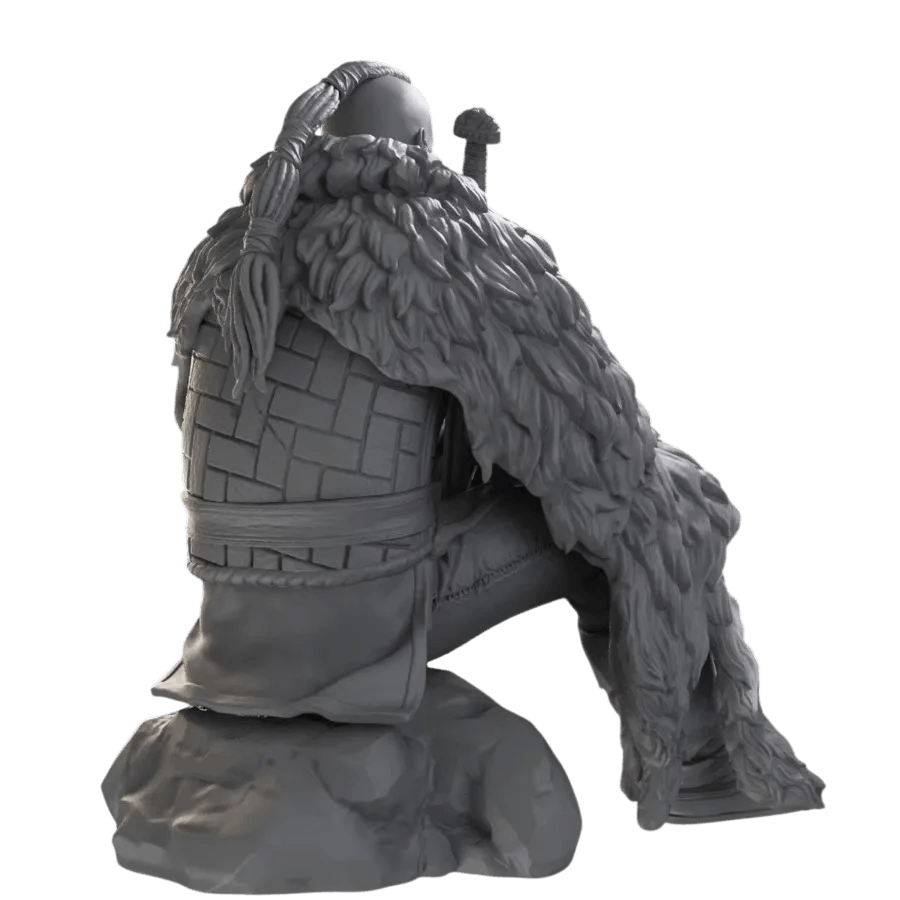 Figurine viking Bjorn Ironside fils de Ragnar miniature resine 3D