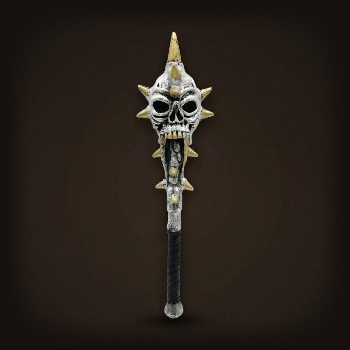 Masse d'Armes à Tête de Crâne : Mousse PU, 60 cm, vue complète