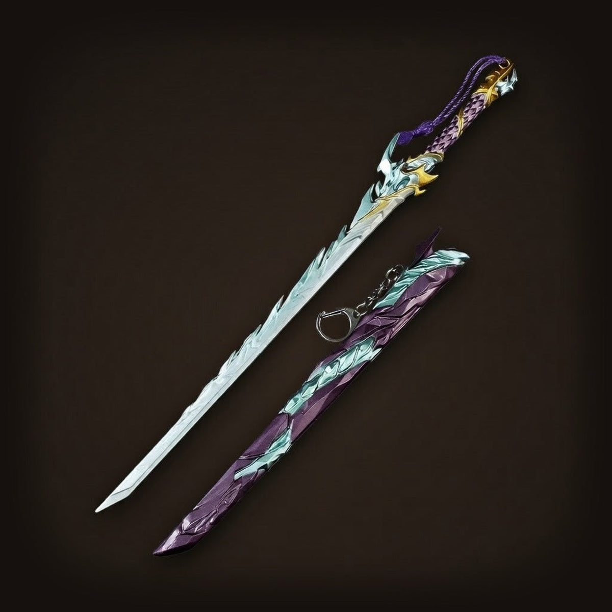 Miniature Épée du Dragon de Givre : Fourreau, 30 cm