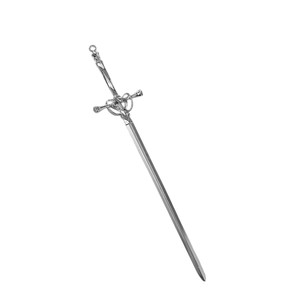 Pique à Cheveux Viking en Forme d'Épée, vue de détail