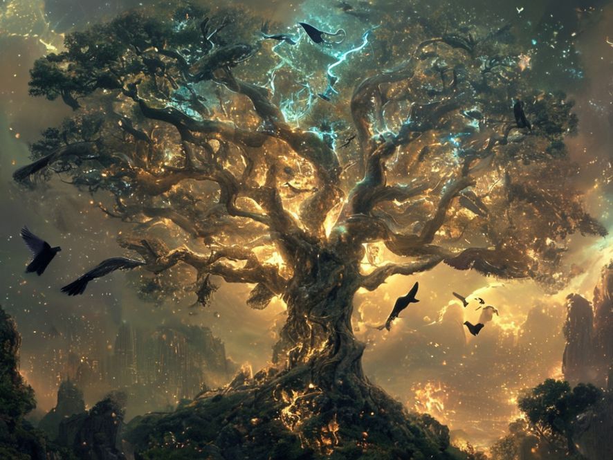 Mythologie Nordique : La Prophétie Oubliée d'Yggdrasil et le Destin des Dieux