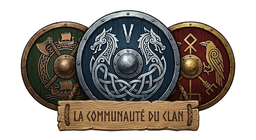 Badge officiel du clan Le Comptoir Viking symbolisant une communauté de passionnés satisfaits par nos produits.
