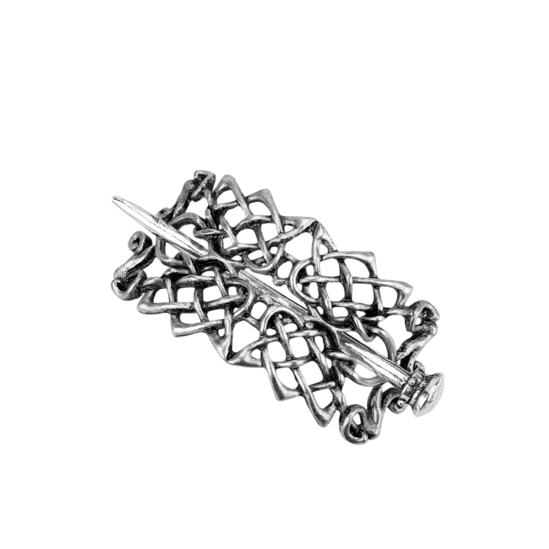Barrette Viking Nœuds Serrés à Pique, vue de détail