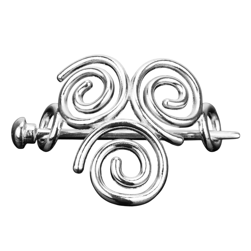 Barrette Viking Triple Spirale, vue de détail