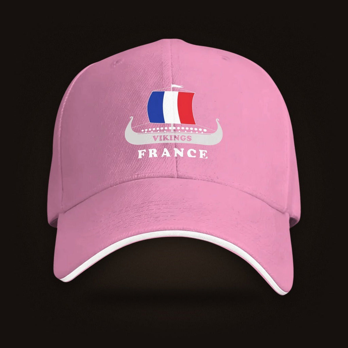 Casquette Viking Drakkar Vikings France, coloris rose