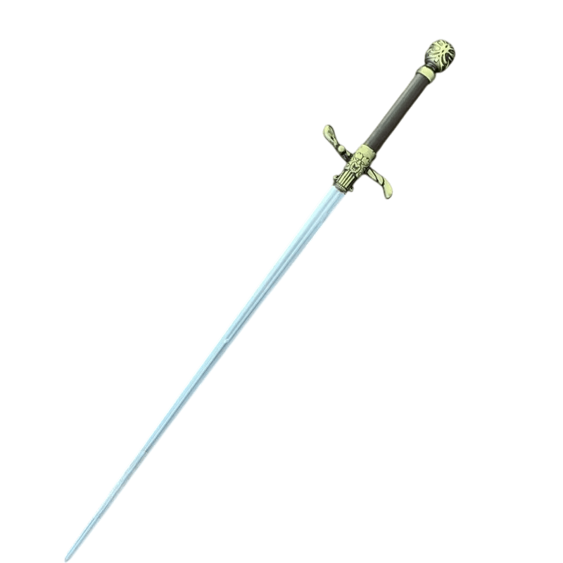 Aiguille (Needle) : l'Épée d'Arya Stark, Réplique 79 cm, vue de détail sur fond blanc