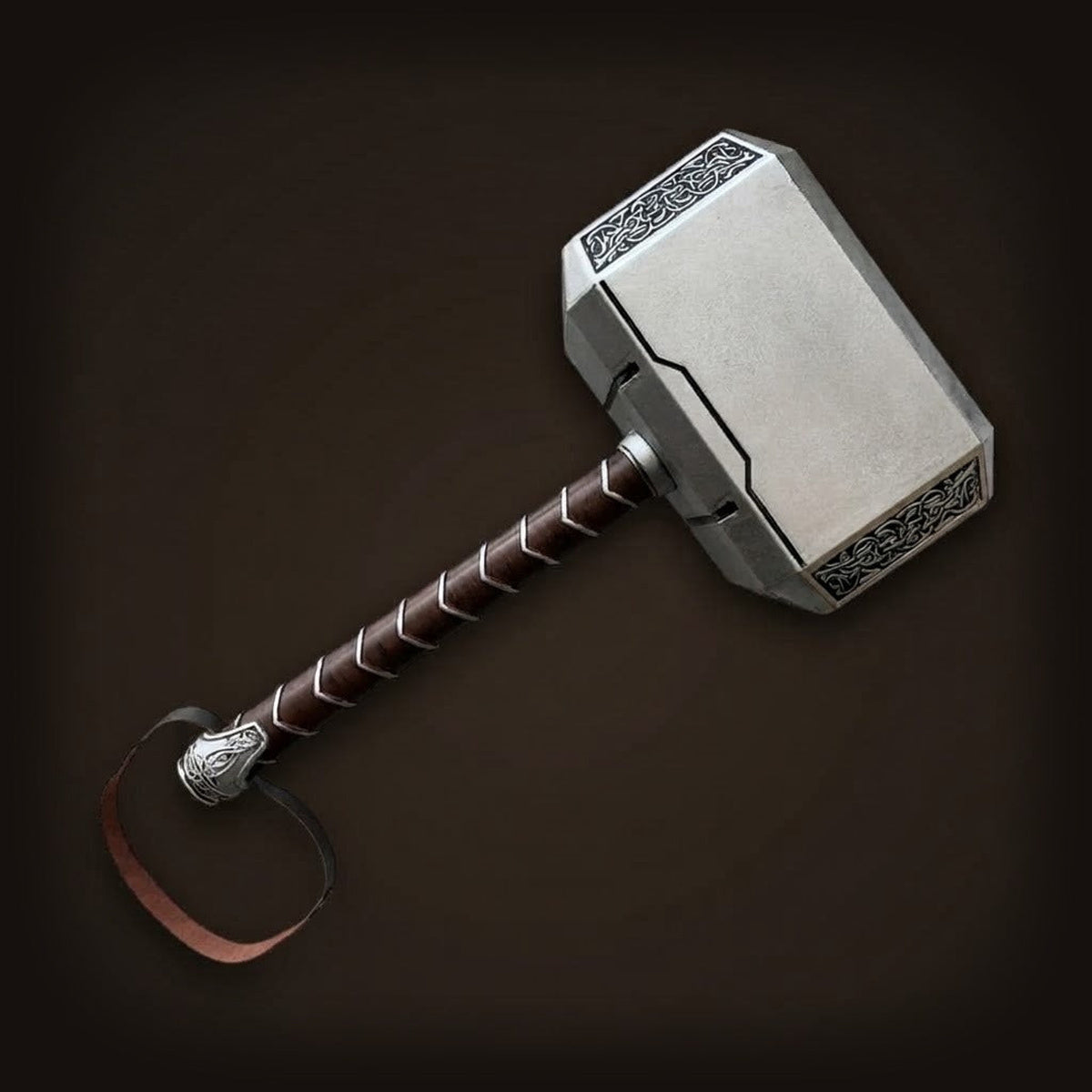 Réplique marteau de Thor Mjölnir 44cm en polyuréthane PU - vue de face