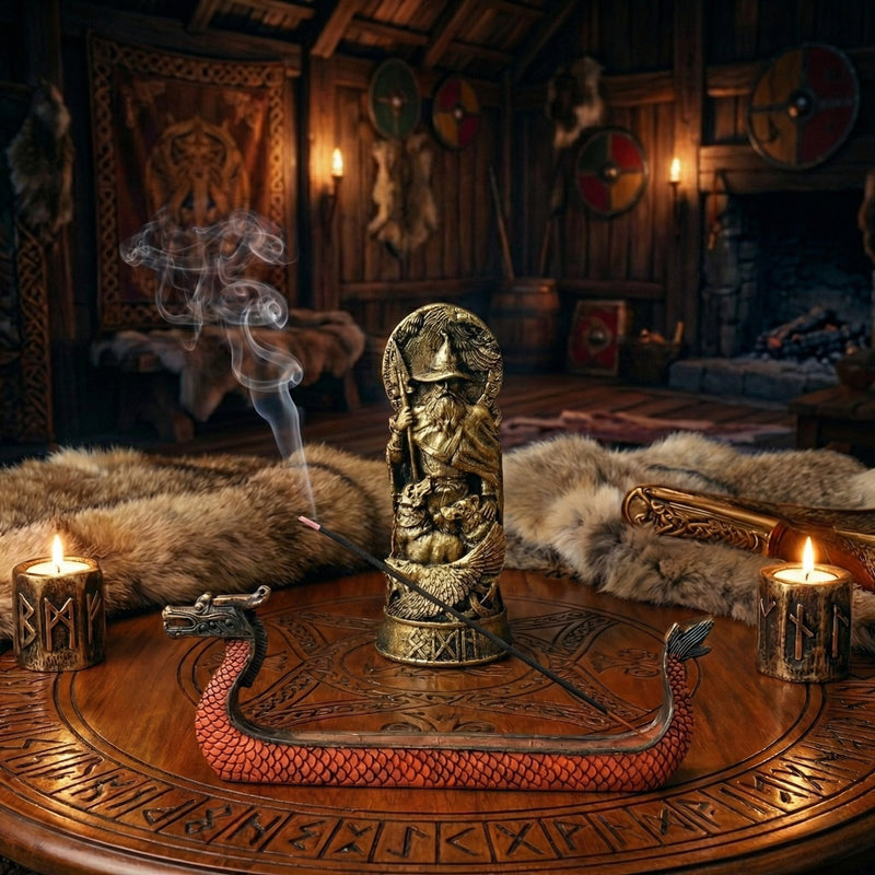 Pack Déco Nordique - Statue + Drakkar